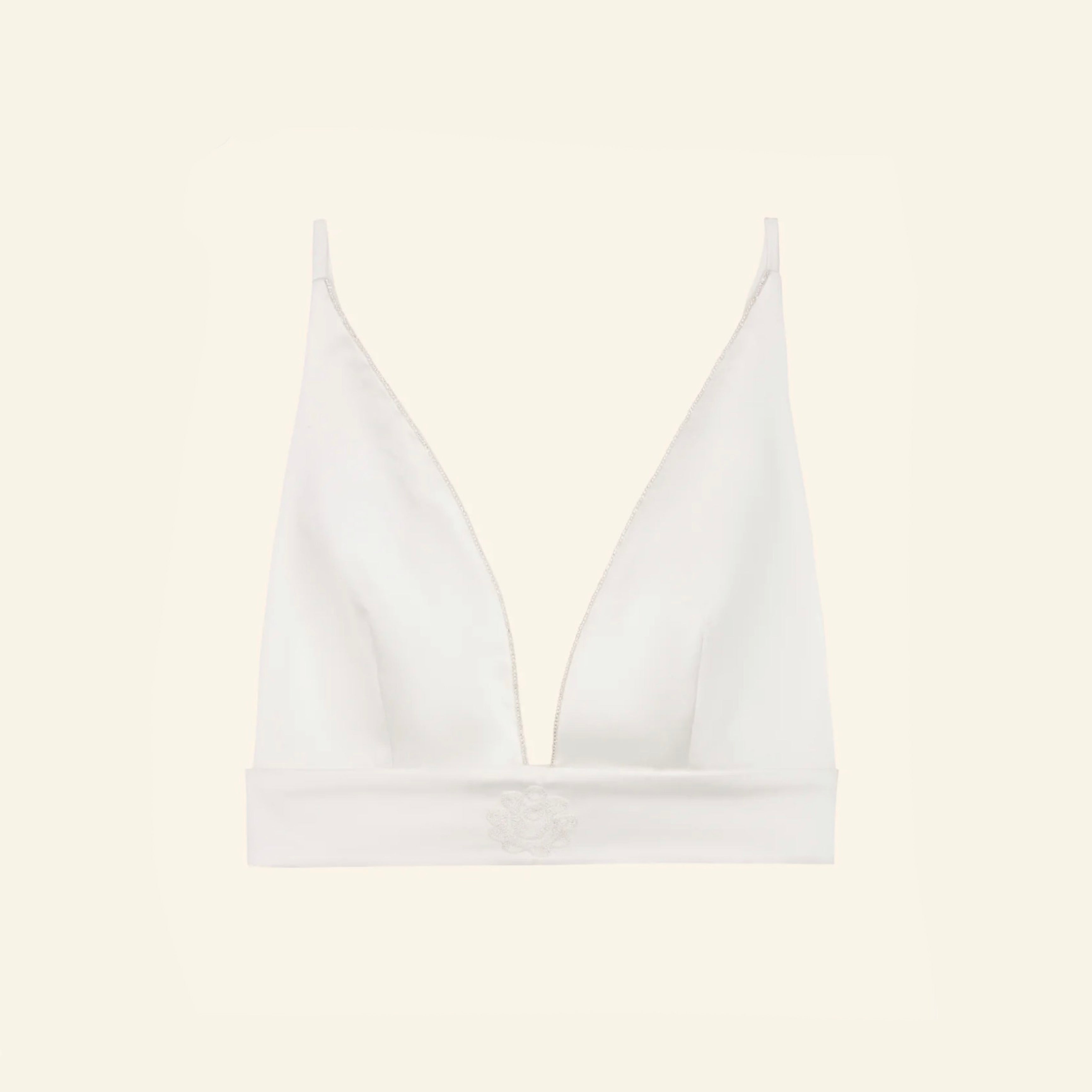 Mirage White Crop Top
