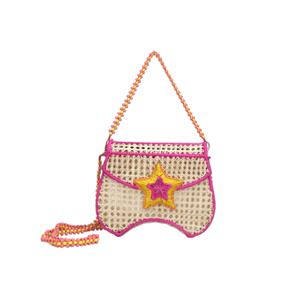 MERCEDES SALAZAR  Pink Star Handbag