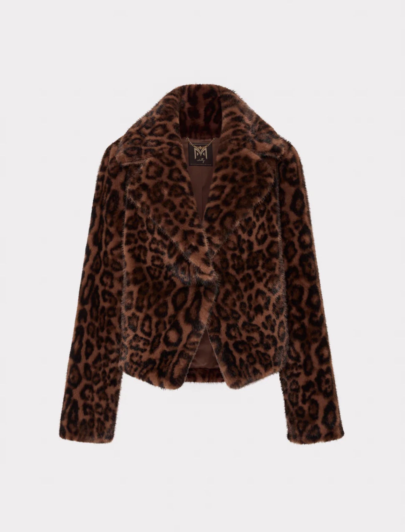Arya Leopard Fur Jacket