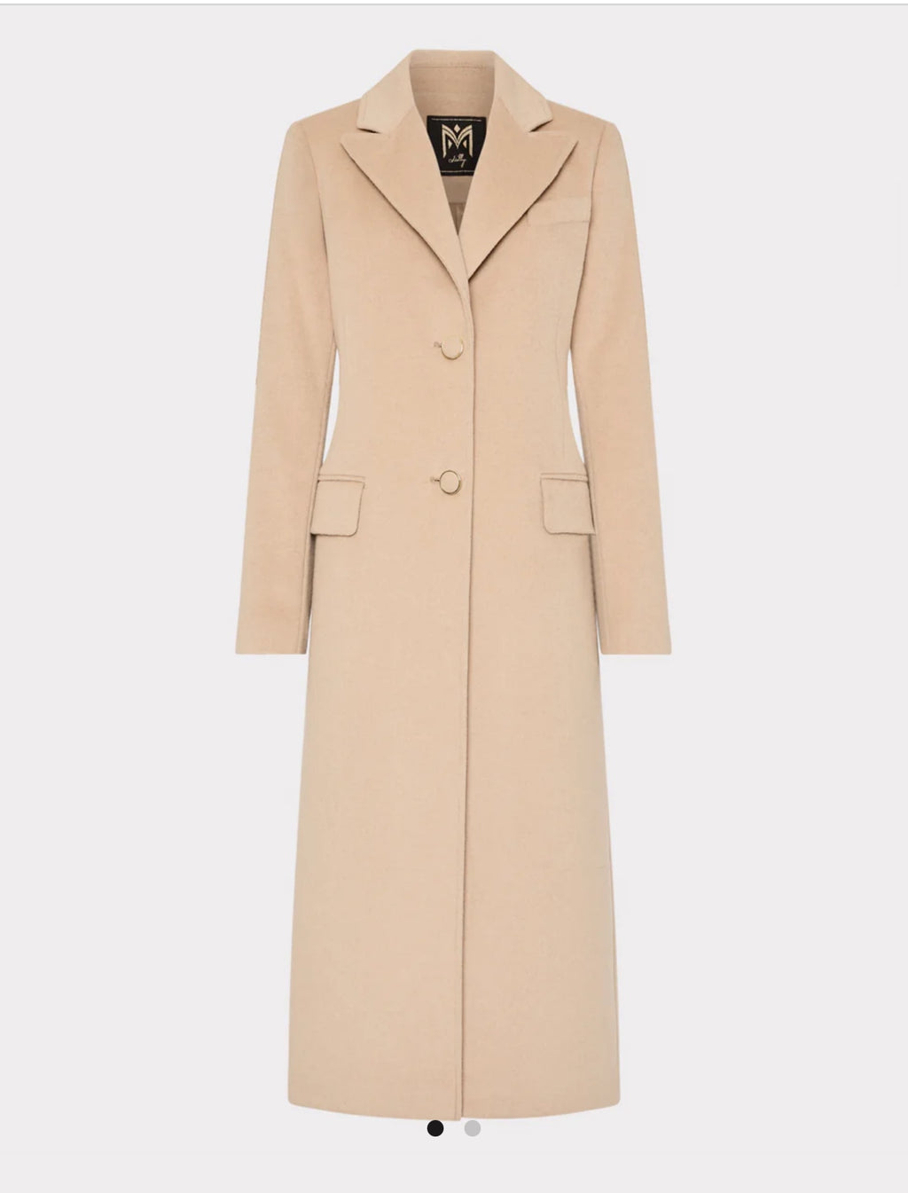 Single Breasted Wool Coat