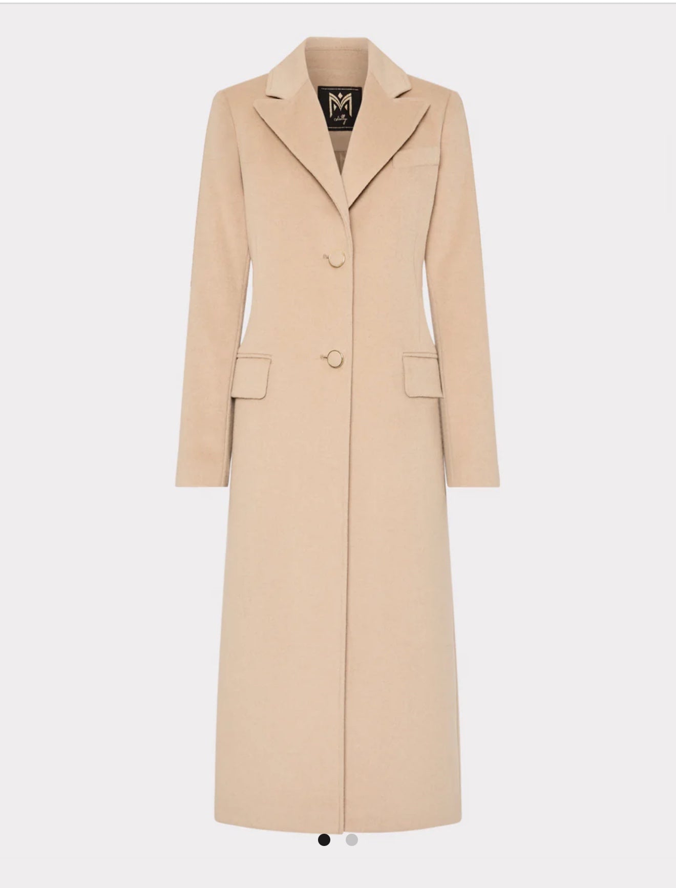 Single Breasted Wool Coat
