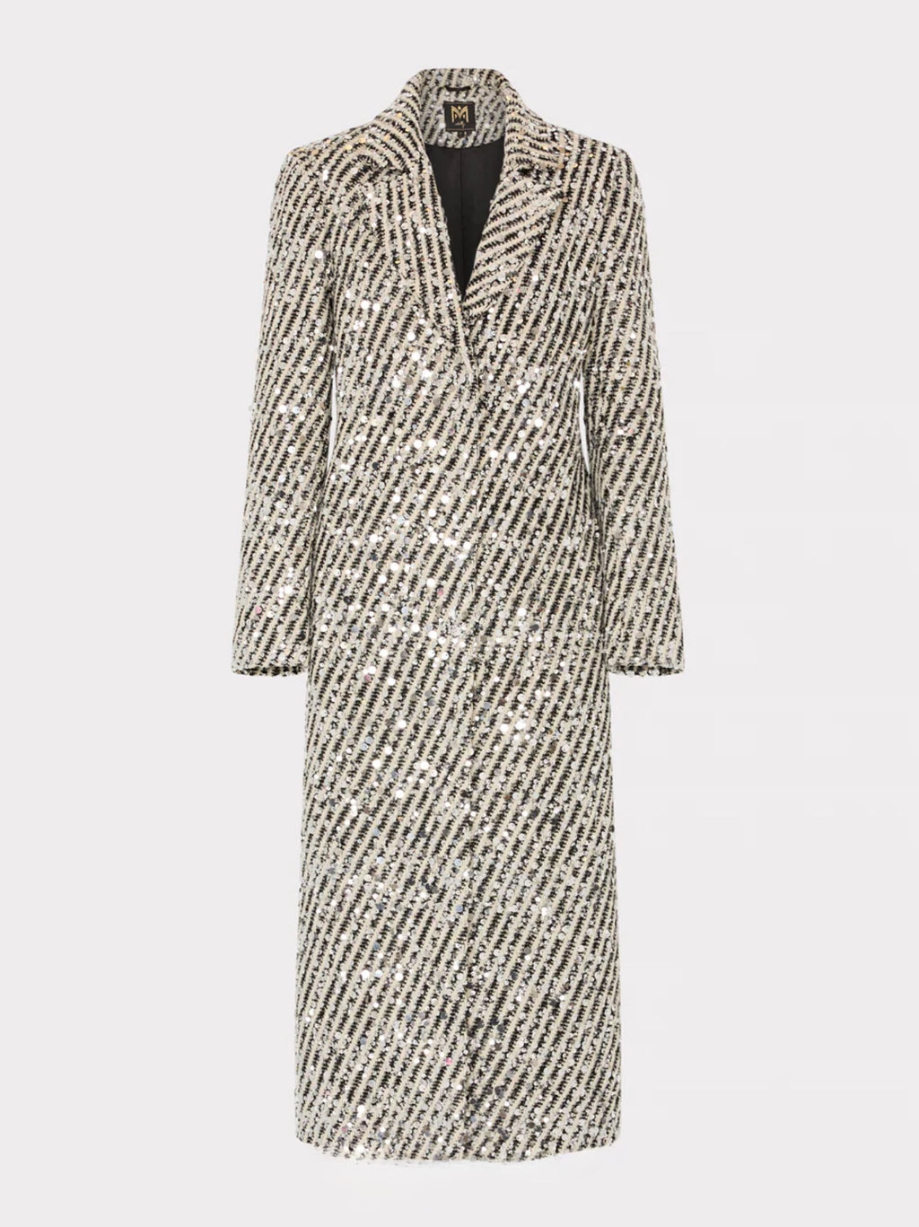 Wanda Sequins Stripe Coat