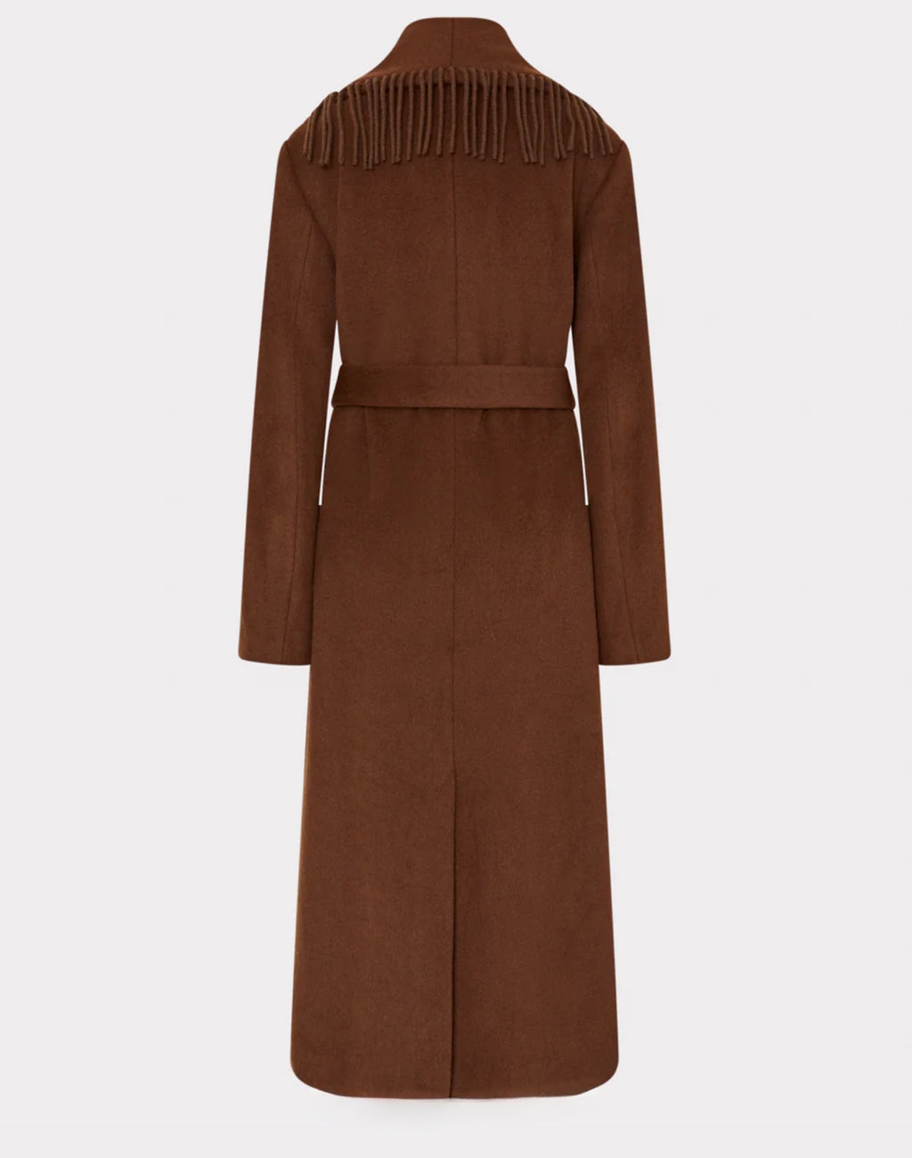 Wyatt Fringe Wool Overcoat