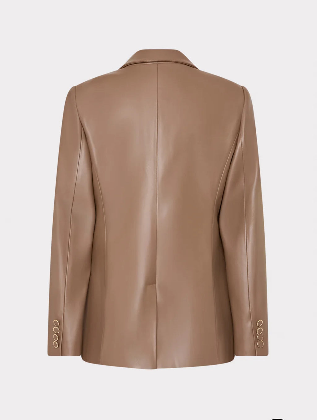 Alexa Vegan Leather Blazer