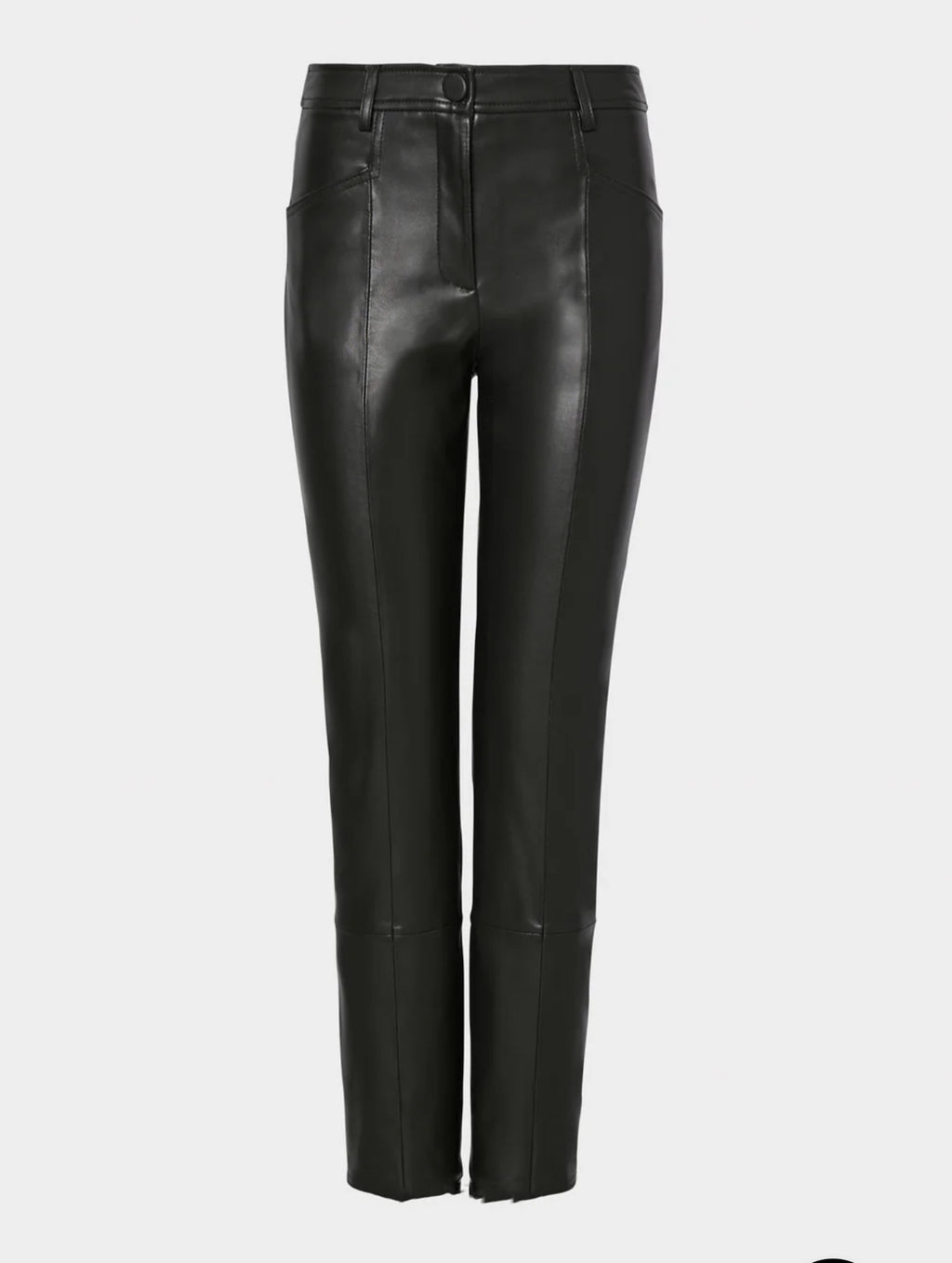 Rue Vegan Leather Pants Black