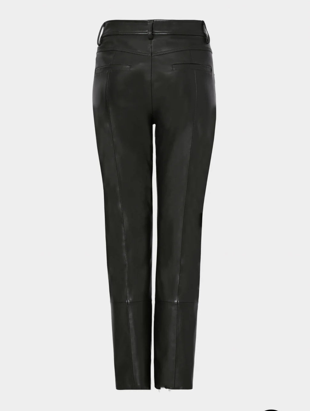 Rue Vegan Leather Pants Black