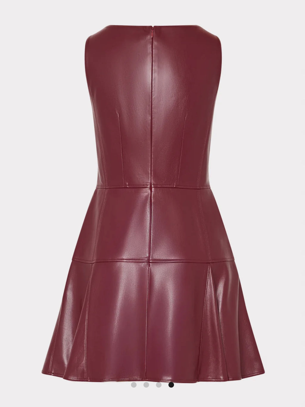 Vegan Leather Mini Dress