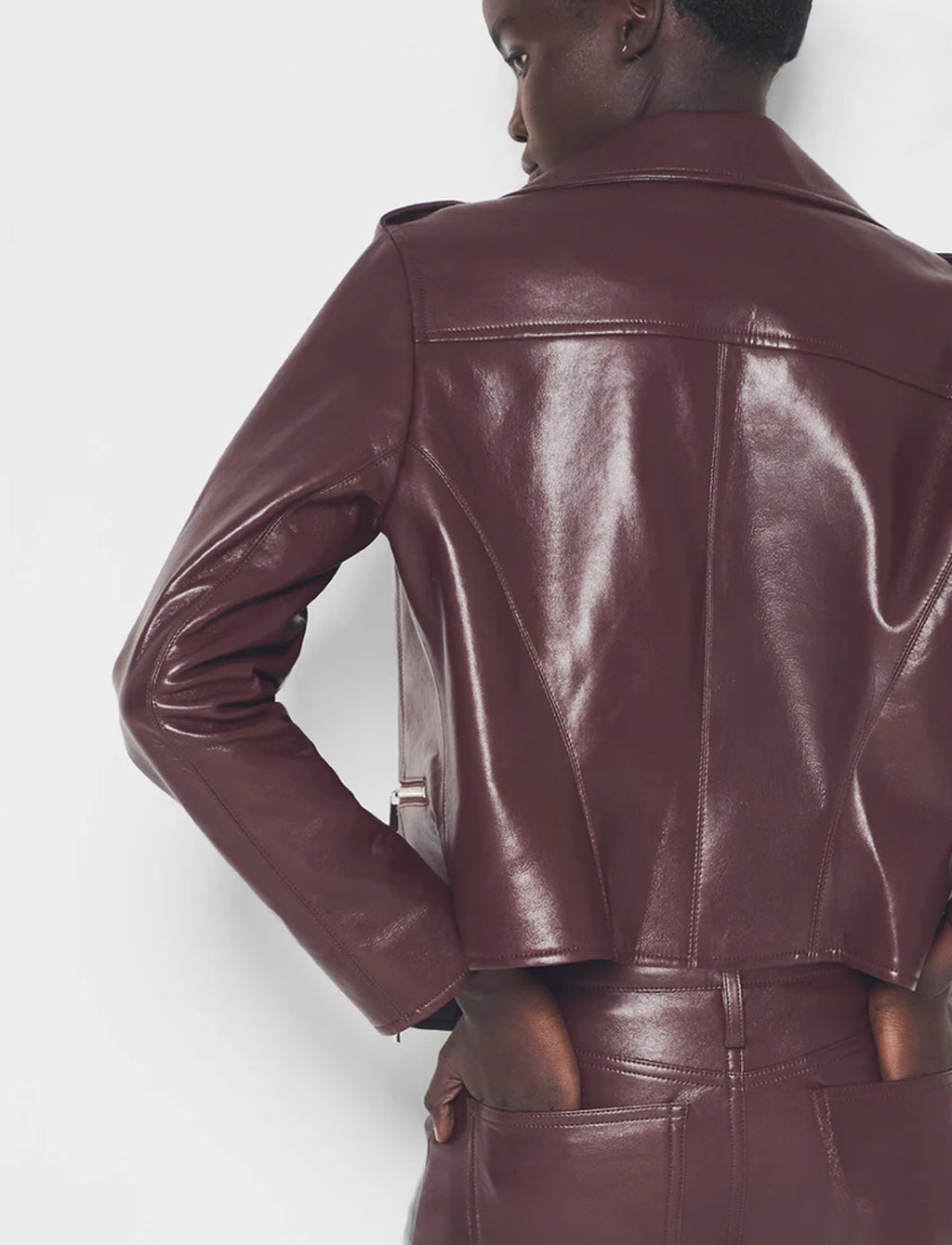 Cindy Recycled Leather Jacket