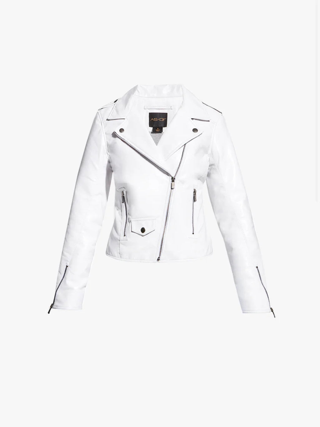 Cult Recycled Leather Jacket White