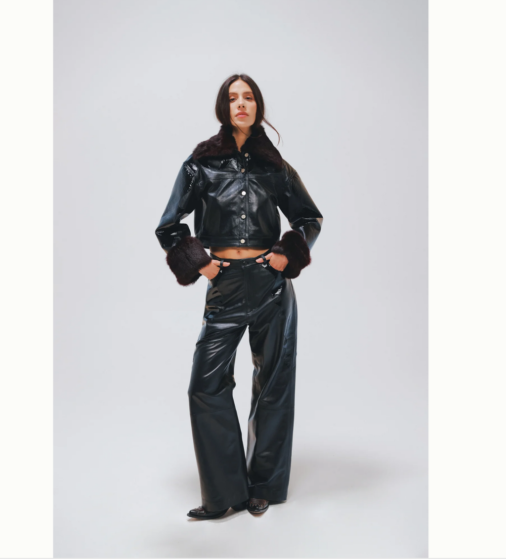 Forastera Patent Leather Pants