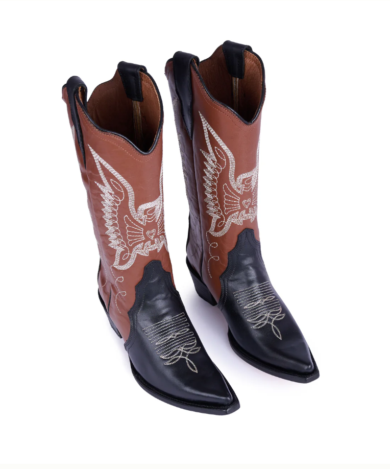 Jornada Boots Black and Brown Duo