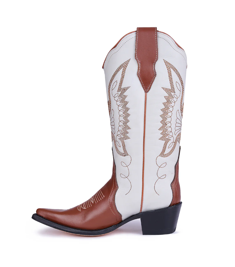Jornada Boots Off White and Honey