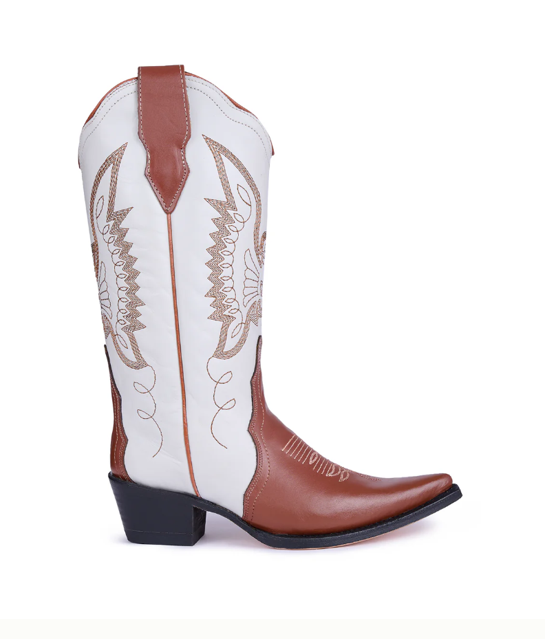 Jornada Boots Off White and Honey