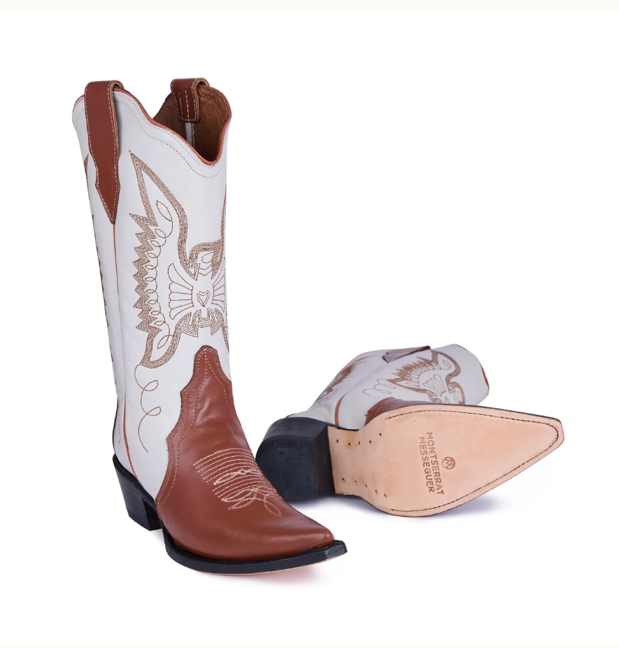 Jornada Boots Off White and Honey