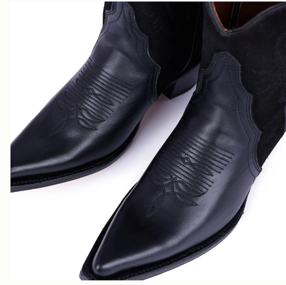 Jornada Pony Black Ankle Boots