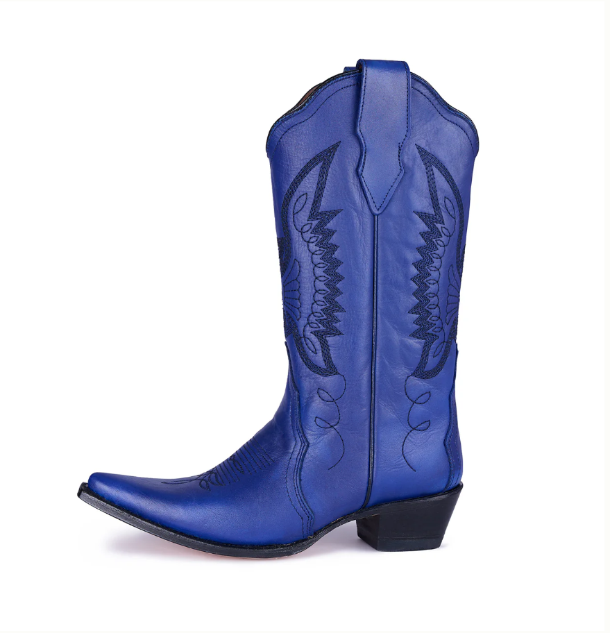 Jornada Electric Blue Cowboy Boots