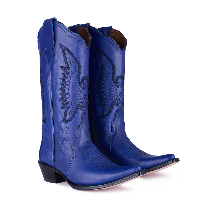 Jornada Electric Blue Cowboy Boots