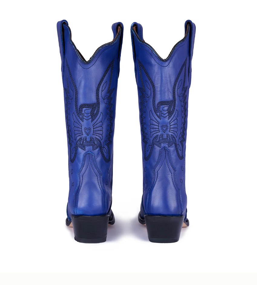 Jornada Electric Blue Cowboy Boots