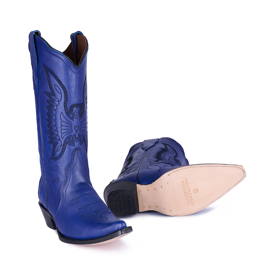 Jornada Electric Blue Cowboy Boots