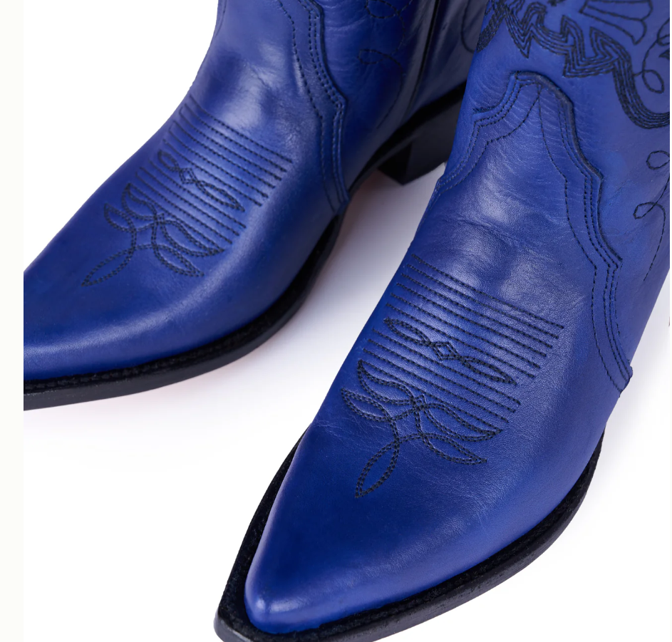 Jornada Electric Blue Cowboy Boots