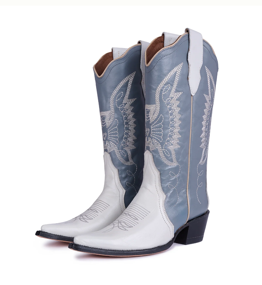 Jornada Duo Gray and Bone Boots