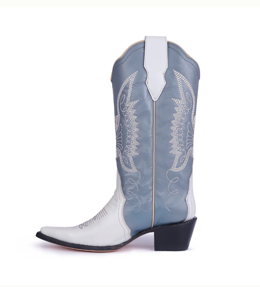 Jornada Duo Gray and Bone Boots