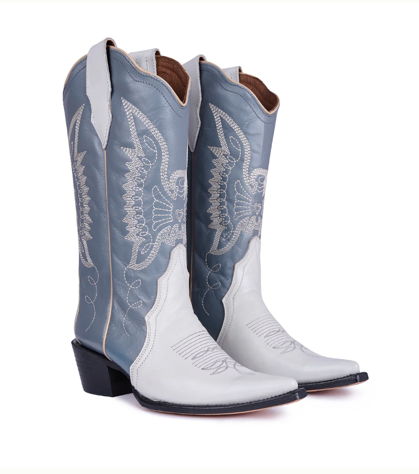 Jornada Duo Gray and Bone Boots