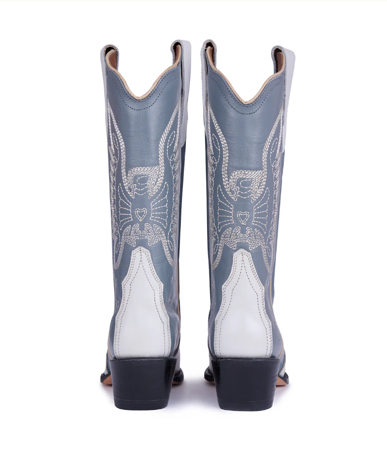 Jornada Duo Gray and Bone Boots