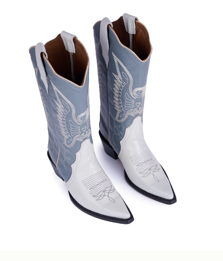 Jornada Duo Gray and Bone Boots