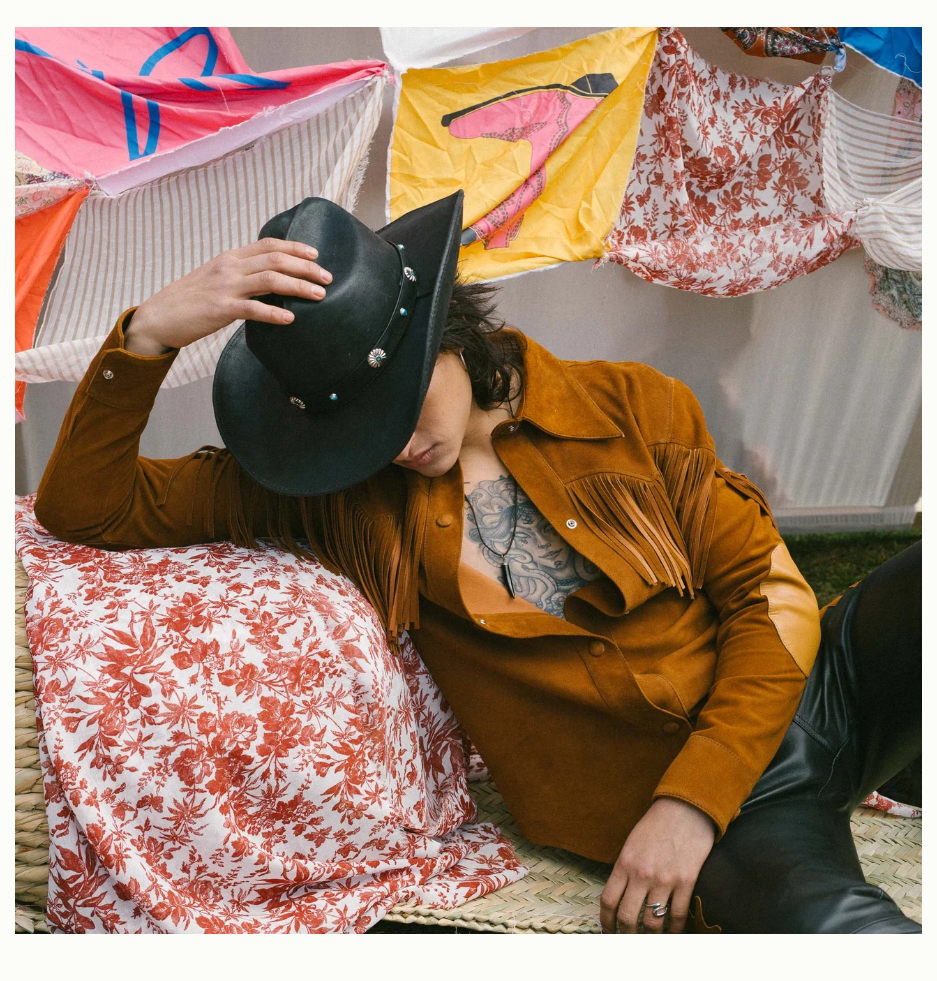 Classic Honey Suade Shirt with Fringes